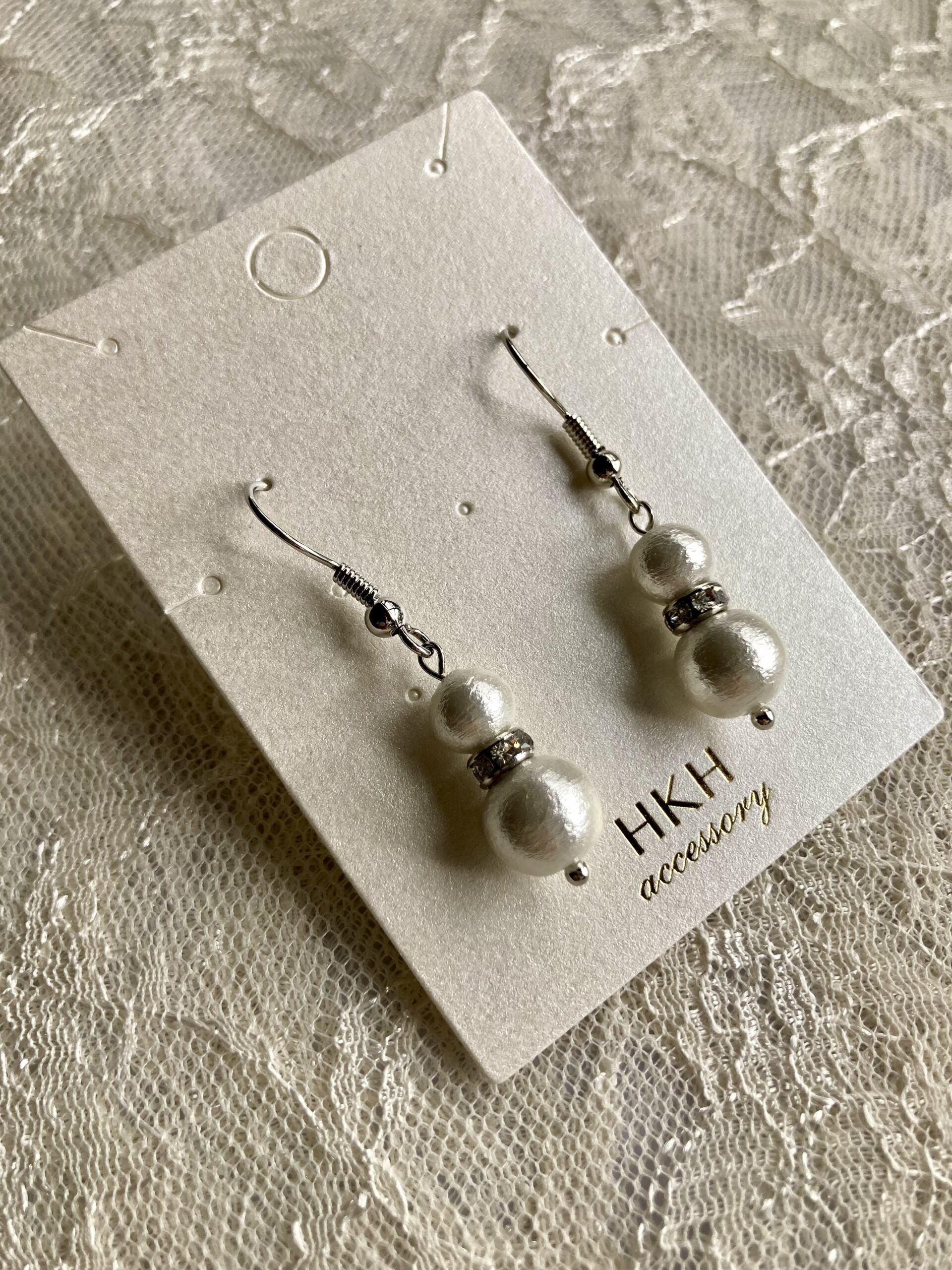 未使用: Tasaki 雪だるま真珠ピアス TASAKI タサキ バランス プラス パール 真珠 ピアス K18ピンクゴールド