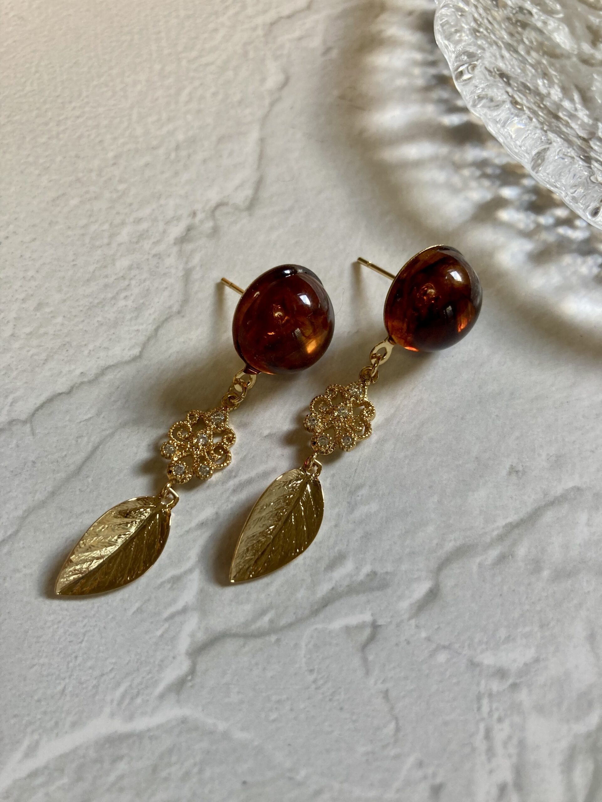 ハンドメイドピアス3429 p249 べっ甲柄秋ピアス🍁 | Nevers 【公式】 通販